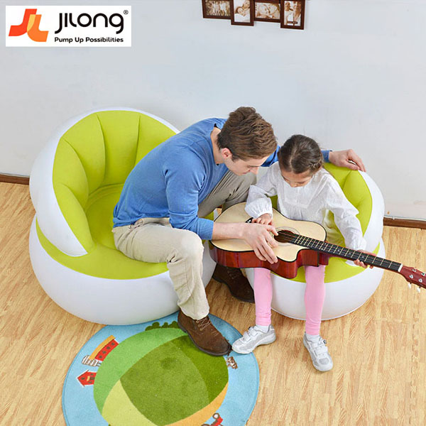 Parent-child Series Portable Flocking Fast Inflatable Lazy Sofa