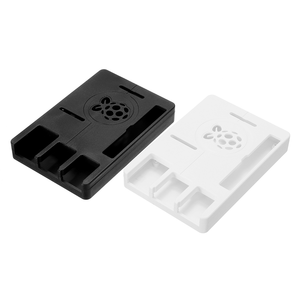 Black/White Ultra-slim V8 ABS Protective Enclosure Box Case For Raspberry Pi B+/2/3 Model B 13