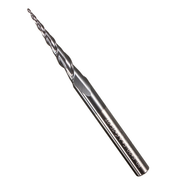 6mm Shank 2 Flutes R0.5 Solid Carbide Taper Ball Nose End Mill Cutter