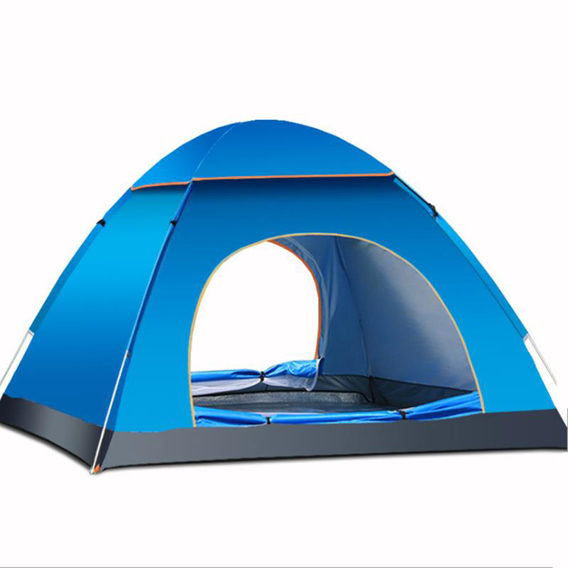 

Outdoor 3-4 Persons Waterproof Tent Sunshade Quick Open Canopy UV Sun Shelter Family Travel Camping Hiking