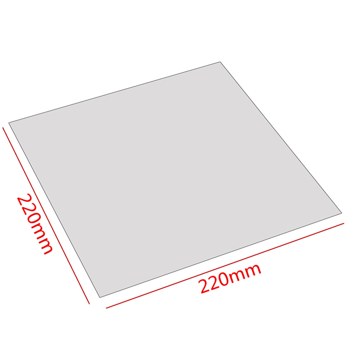 220*220*0.8mm Polyetherimide PEI Sheet For 3D Printer 6