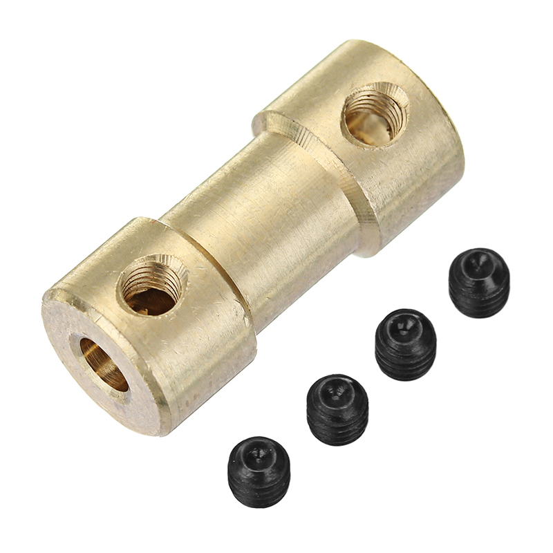 3.17mm-3.17mm Brass Coupler Spindle Motor Shaft Coupling Connector for EleksMill Engraver CNC Router 8