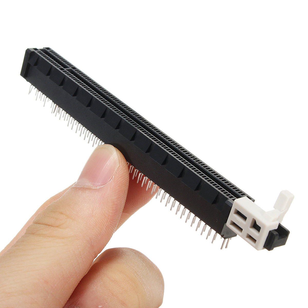 Two Row PCI-E Express 16X 164 Pin DIP Slot Video Card Socket Connector Adapter 1 