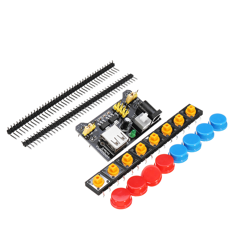 Electronic Components Super Kit With Power Supply Module Resistor Dupont Wire For Arduino With Plastic Box Package 17