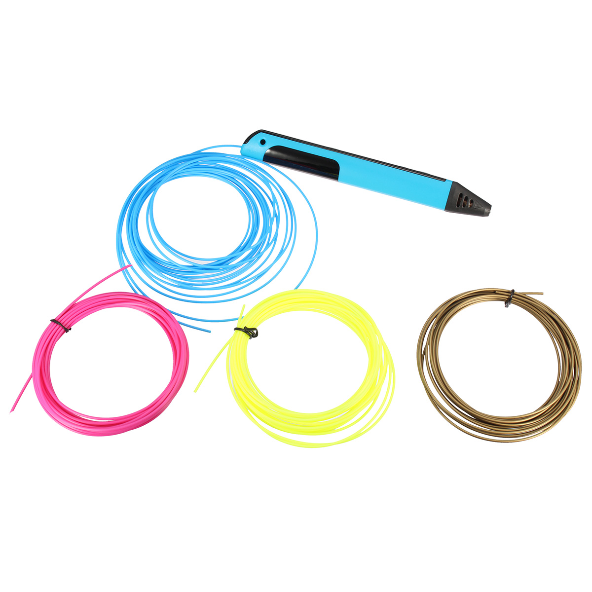1.75mm PLA/ABS 3 Colors Low Temperature 3D Printer Pen Support USB Connect 15