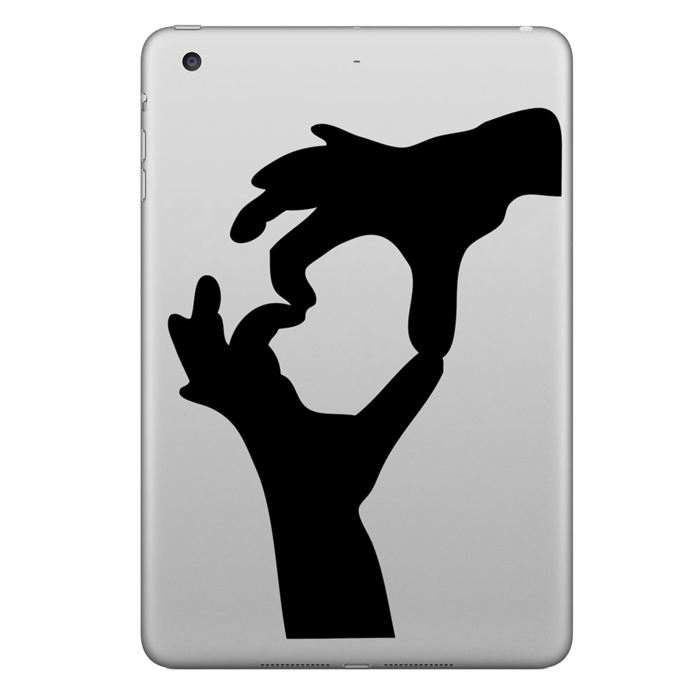 Hat Prince Double Hands Decorative Decal Removable Bubble Free Sticker For iPad 9.7 Inch 3