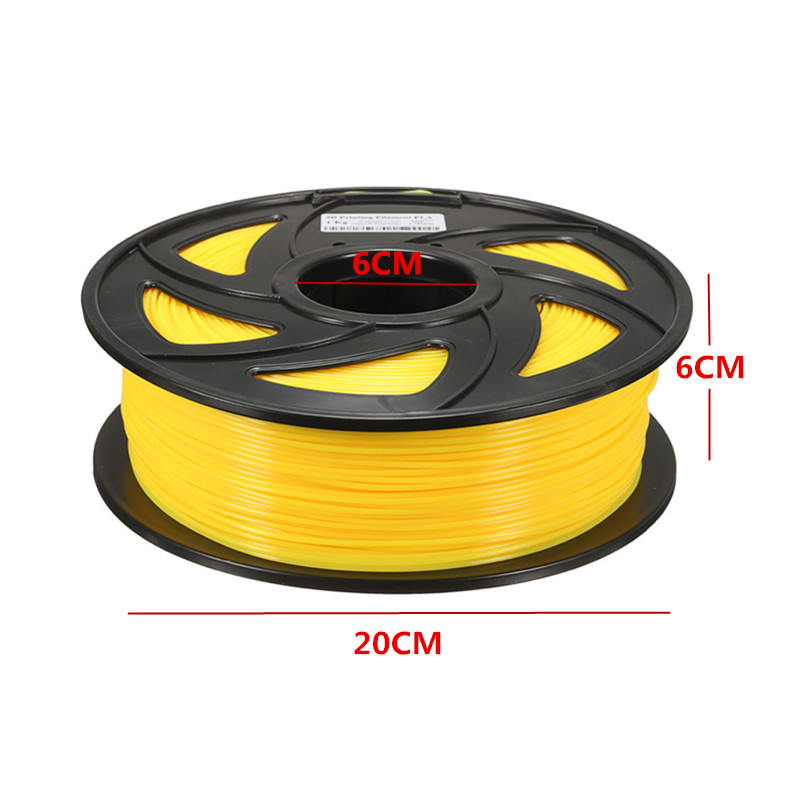 1.75mm 1KG PLA Transparent Red/Blue/Green/Yellow Filament For 3D Printer RepRap 19