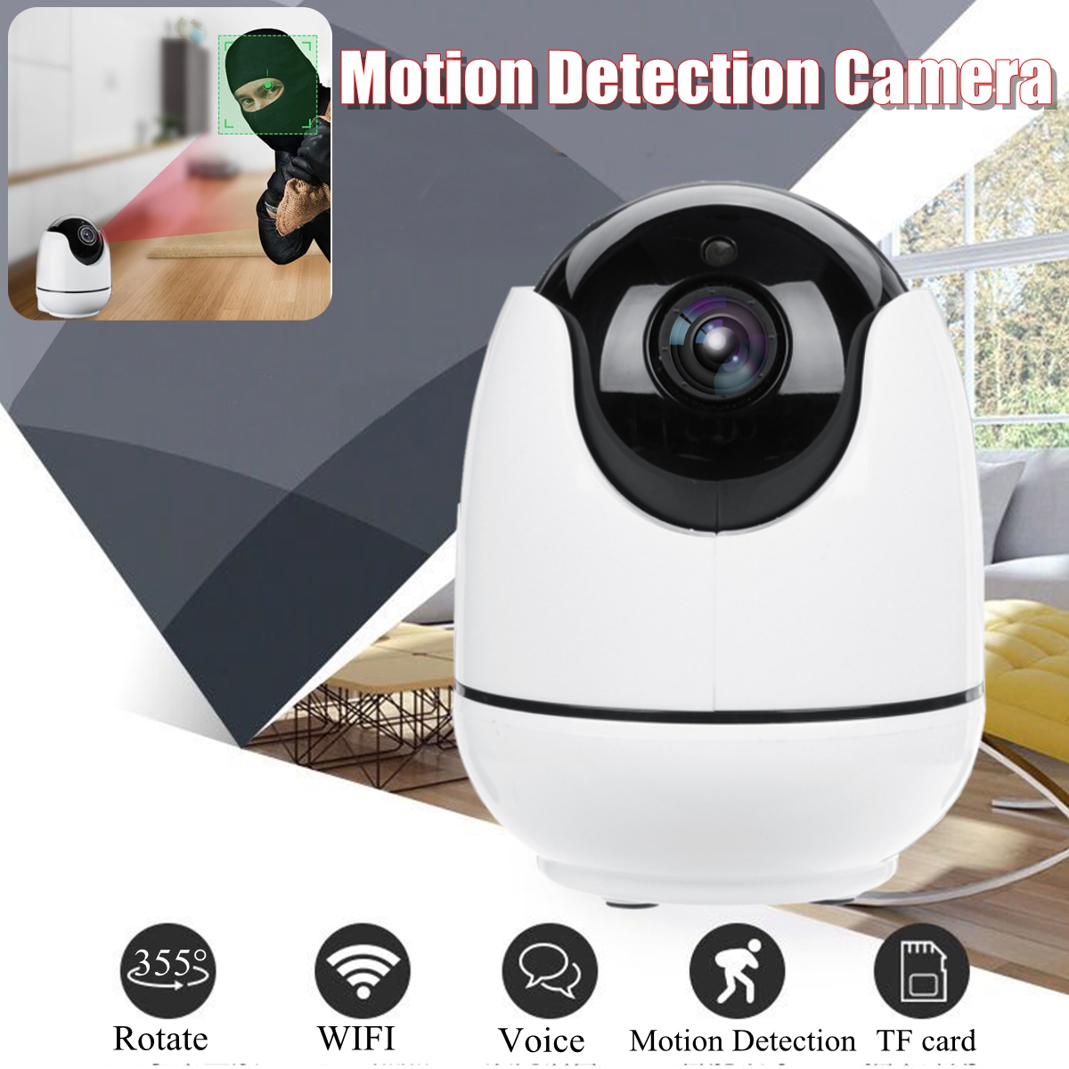 1080P 2.0MP Wifi Home Camera IP HD Security System Wireless Night Vision Indoor 13