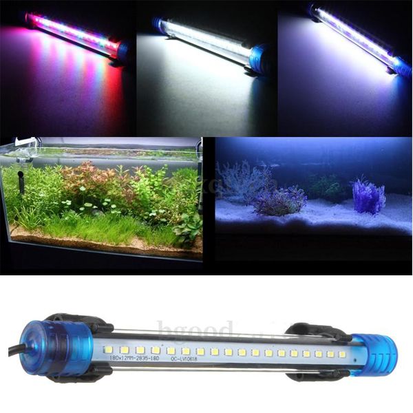 Akvárium vízálló LED-es fénysávos haltartályos merülő mélyvilágítás 4W 40CM