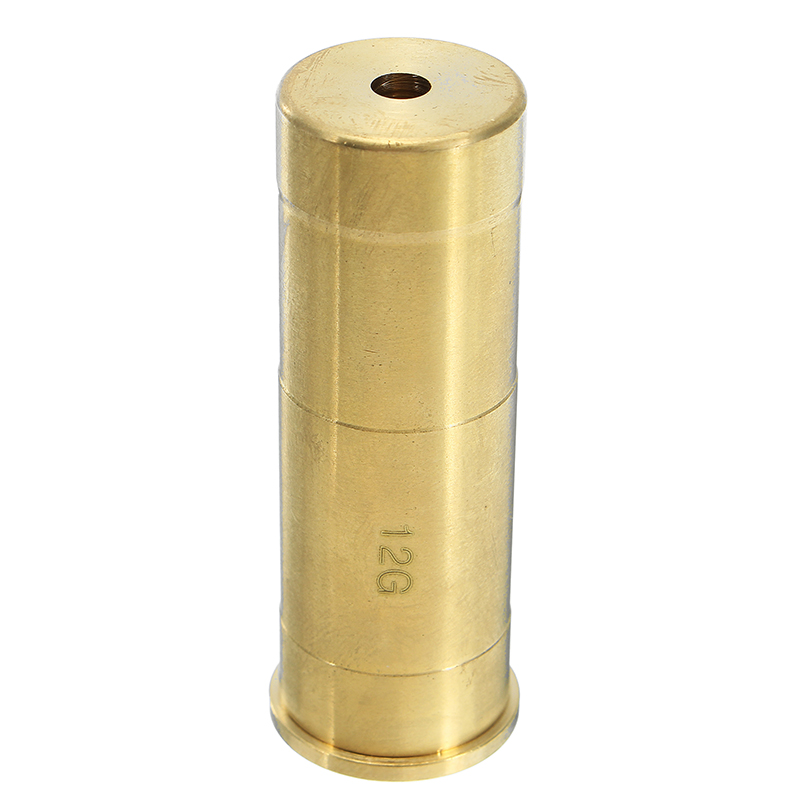 12GA Gauge Laser Bore Sighter Red Dot Sight Brass Cartridge Bore Sighter Caliber 8
