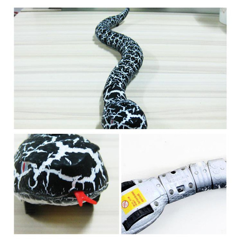 Creative Simulation Electronic Remote Control Realistic RC Snake Toy Prank Gift Model Halloween 24