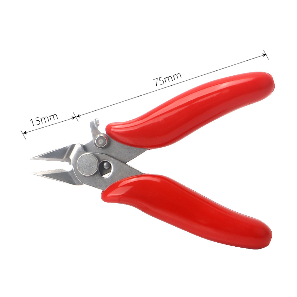 DANIU 3.5inch Diagonal Cutting Pliers Wire Cable Side Flush Cutter Pliers with Lock Hand Tool 8