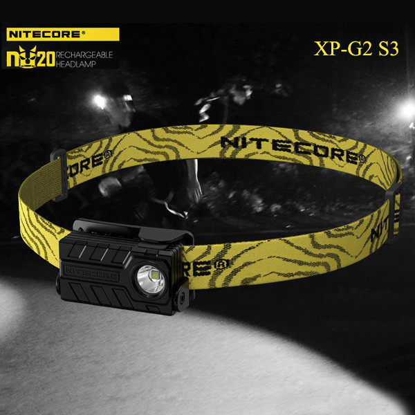 Nitecore NU20 XP-G2 S3 360LM USB LED Headlamp