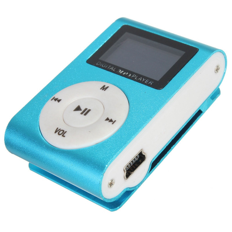 Mini USB Клип MP3 Music Media Player LCD экран Поддержка карты 32GB Micro SD TF 