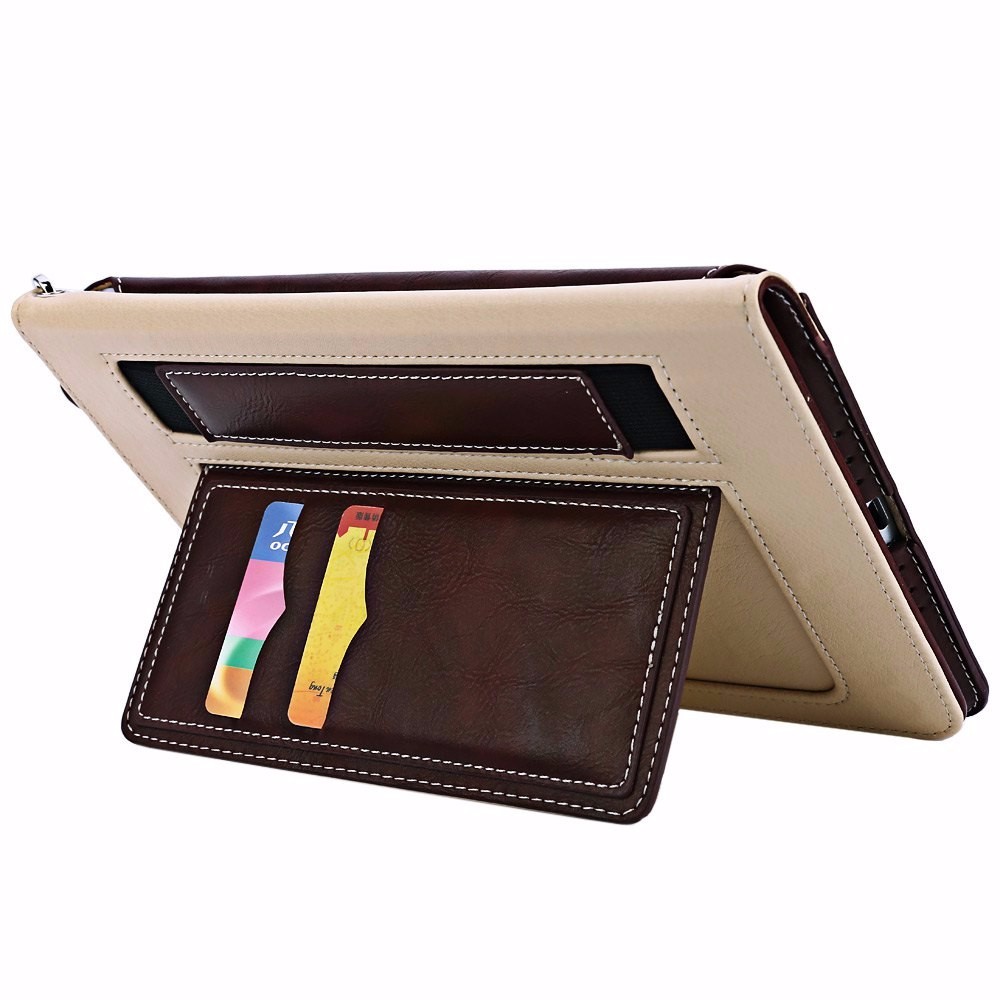 Multifunctional Card Slot Lanyard Leather Case For iPad Mini 4 20