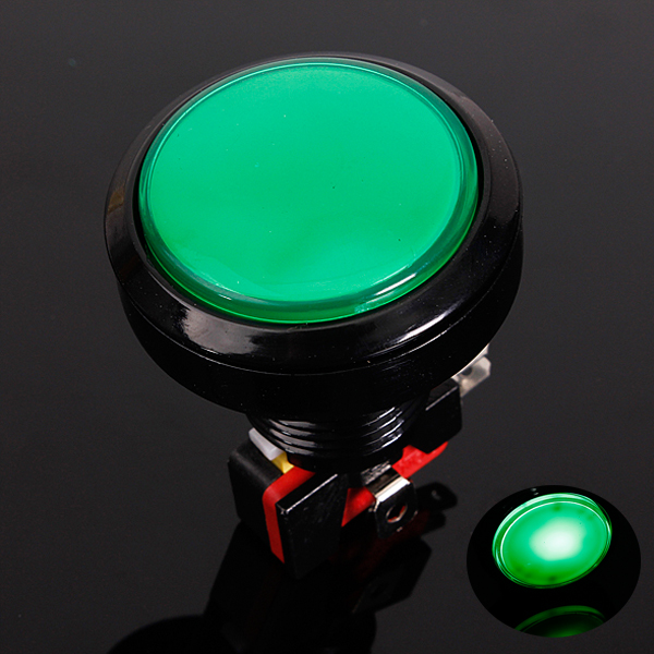 45mm Arcade Video Game Big Round Push Button LED Lighted Illuminated Lamp 26