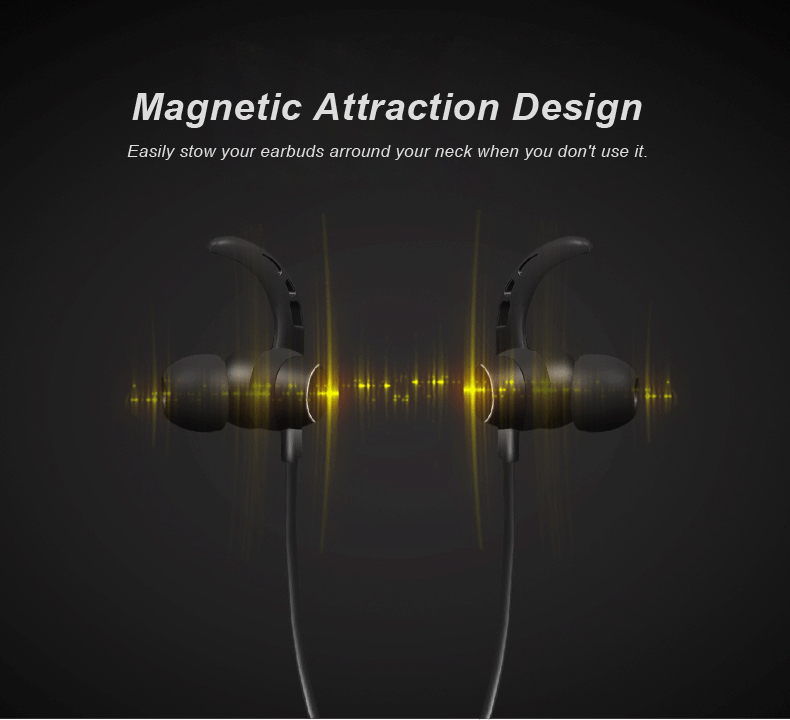 Maxchange MX6 Bluetooth 4.2 In-Ear Sports Bass Earphone Magnetic Attraction Earphone 8