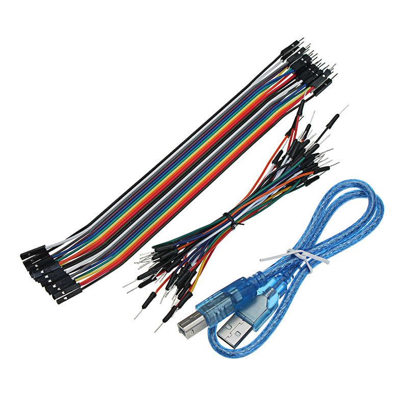Super Project UNO R3 Starter Kit With Relay Jumper Breadboard LED SG90 Servo For Arduino 41