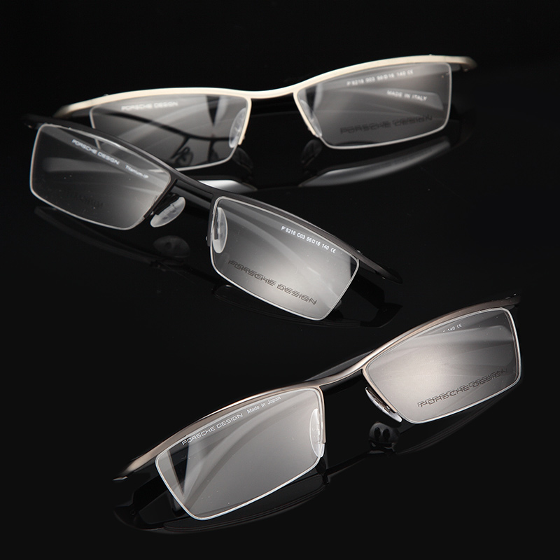 Titanium Alloy Spectacles Glasses Frame Half-Rim 
