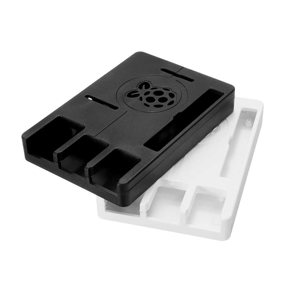 Black/White Ultra-slim V8 ABS Protective Enclosure Box Case For Raspberry Pi B+/2/3 Model B 14