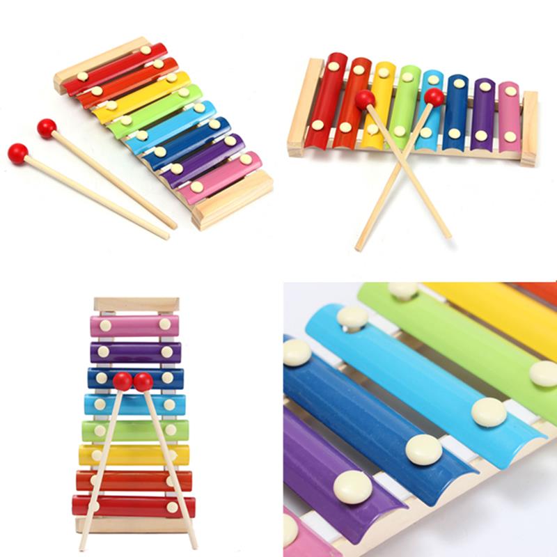 Wooden Educational Toy Children Kids Developmental Music Math Study With Joy Gift - Photo: 7