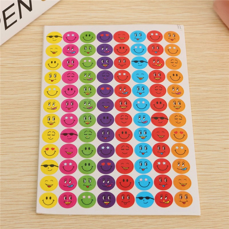 960Pcs Mixed Expression Smiley Faces Reward Stickers For School Teacher Praise - Photo: 9