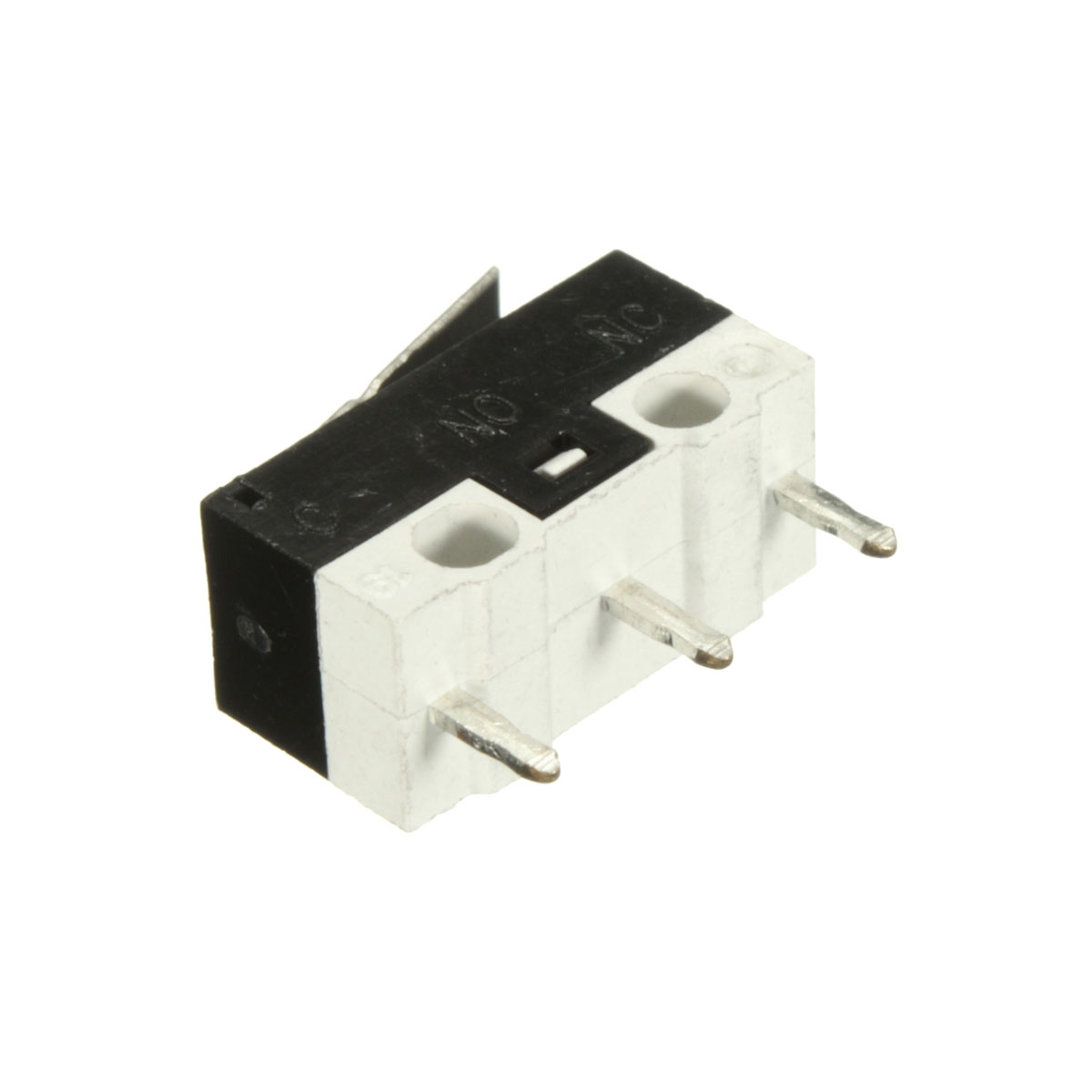 1A 250VAC 2A 30VDC SPDT 1NO 1NC Mini Micro Switch Short Straight Hinge Lever 12