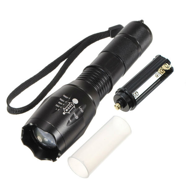 MECO XM-L T6 1600LM Zoomable Flashlight