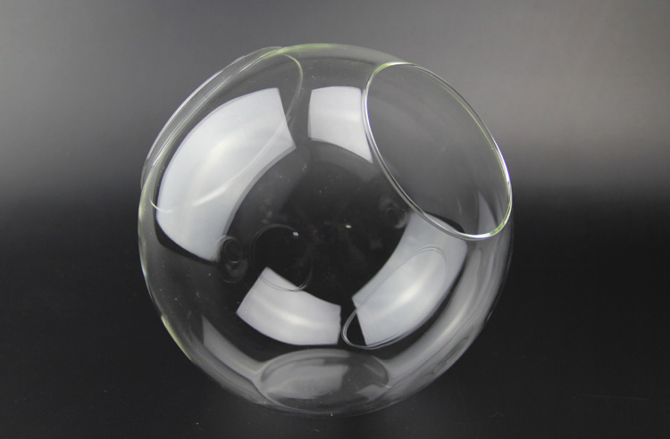 ball shaped micro landscape glass bottle