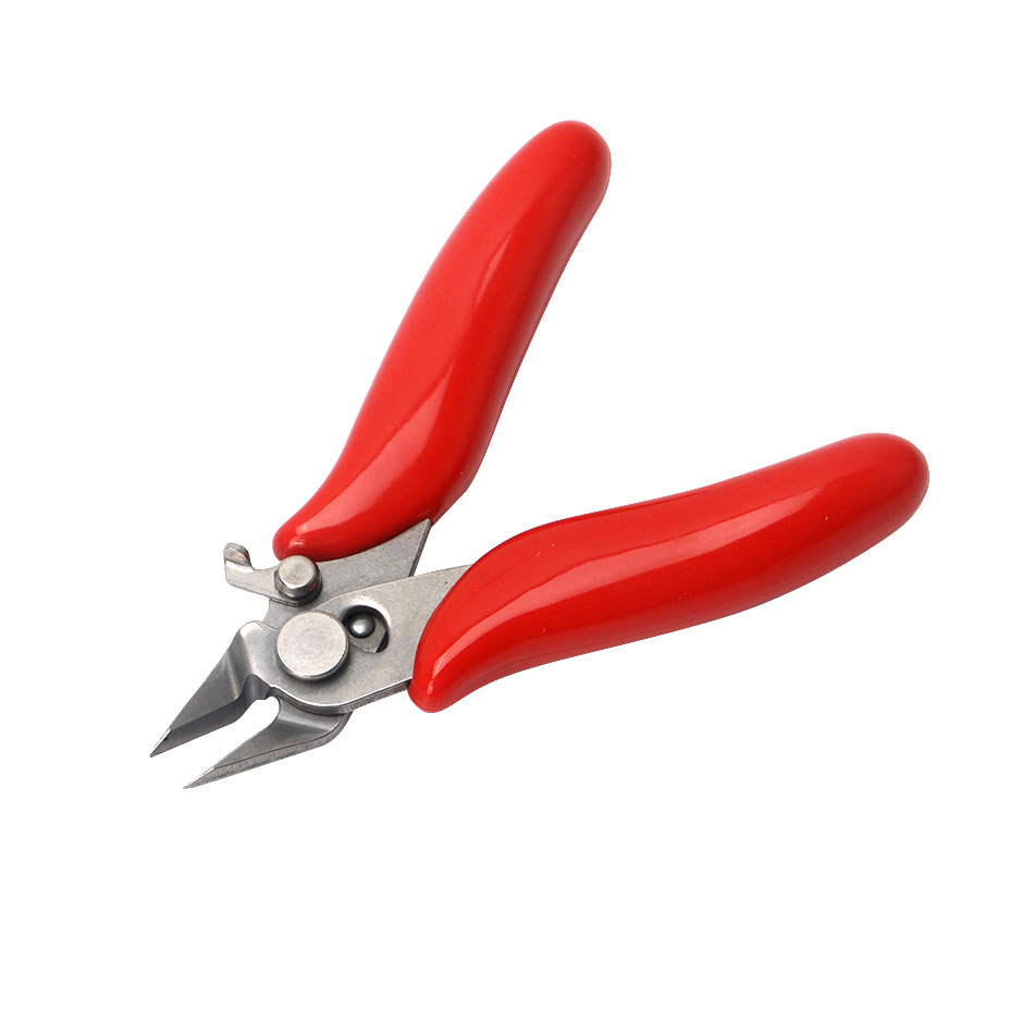 DANIU 3.5inch Diagonal Cutting Pliers Wire Cable Side Flush Cutter Pliers with Lock Hand Tool 6