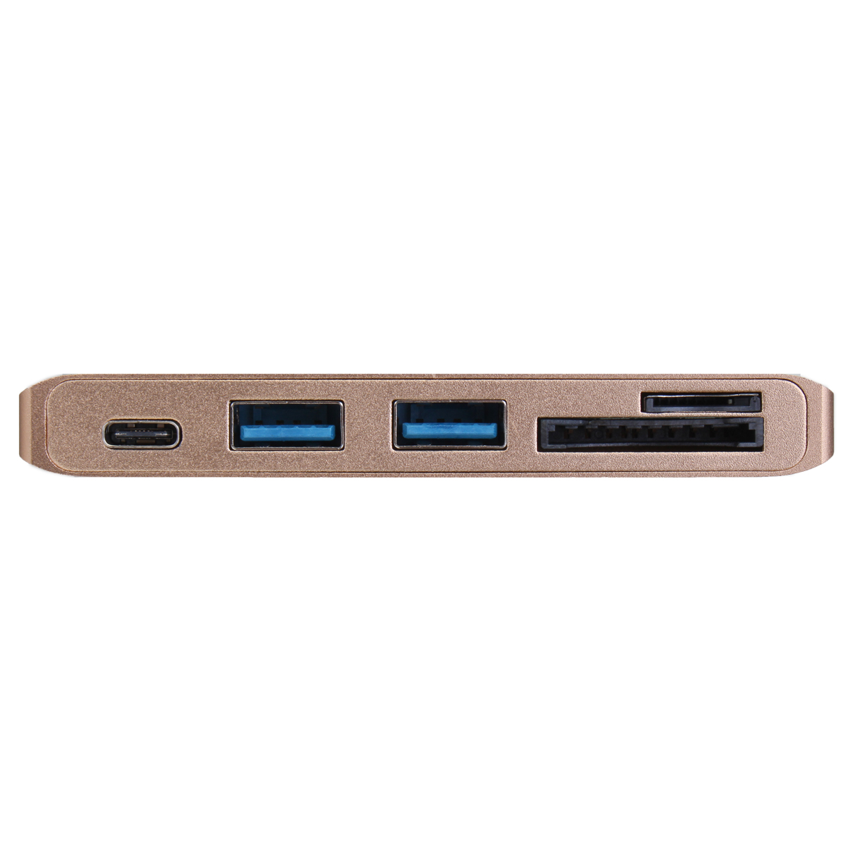 Multifunction USB Hub Type-C to Type-C USB 3.0 2Ports TF SD Card Reader for Laptop PC 15