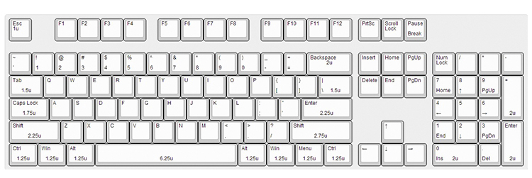 MantisTek® German Flag Color 109 Keycaps OEM Profile Double Shot Backlit PBT Key Caps 20