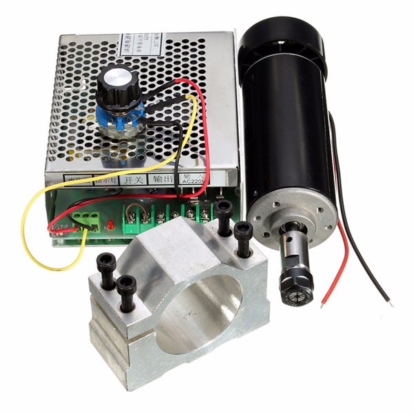 500W ER11 CNC Spindle Motor with Clamps and Power Supply 