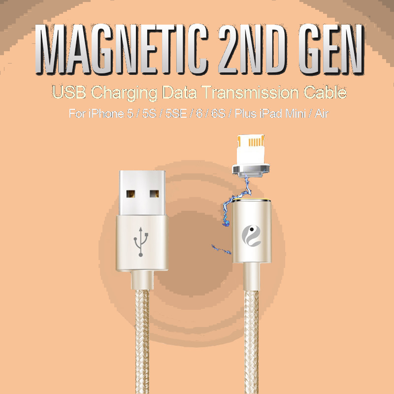 Magnetic 2nd Gen USB Charging Data Transmission Cable For IOS Devices