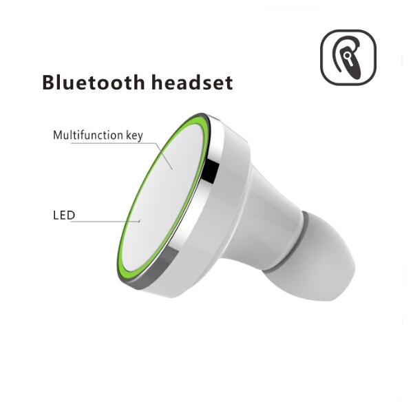 Q600 5V Car Bluetooth Headset  Dual Output Automatic Charging SUPPORT HSP, HFP, A2DP and AVRCP, SPP