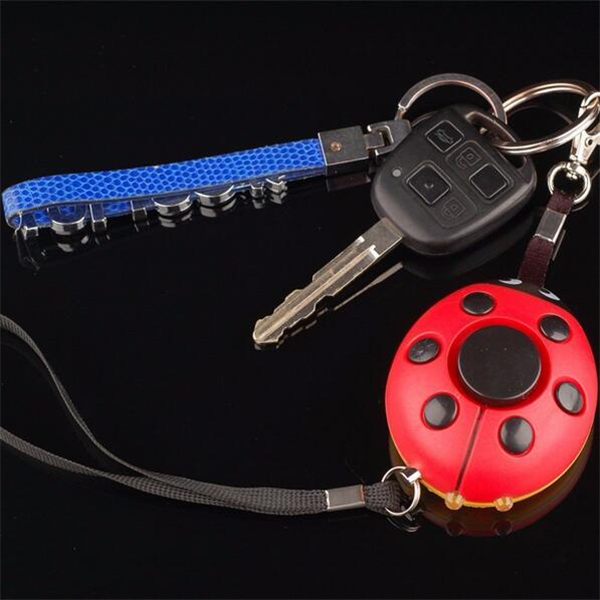 Beatles Portable Mini Speaker Defense Personal Alarm Key Chain With LED Flashlight For Women 100