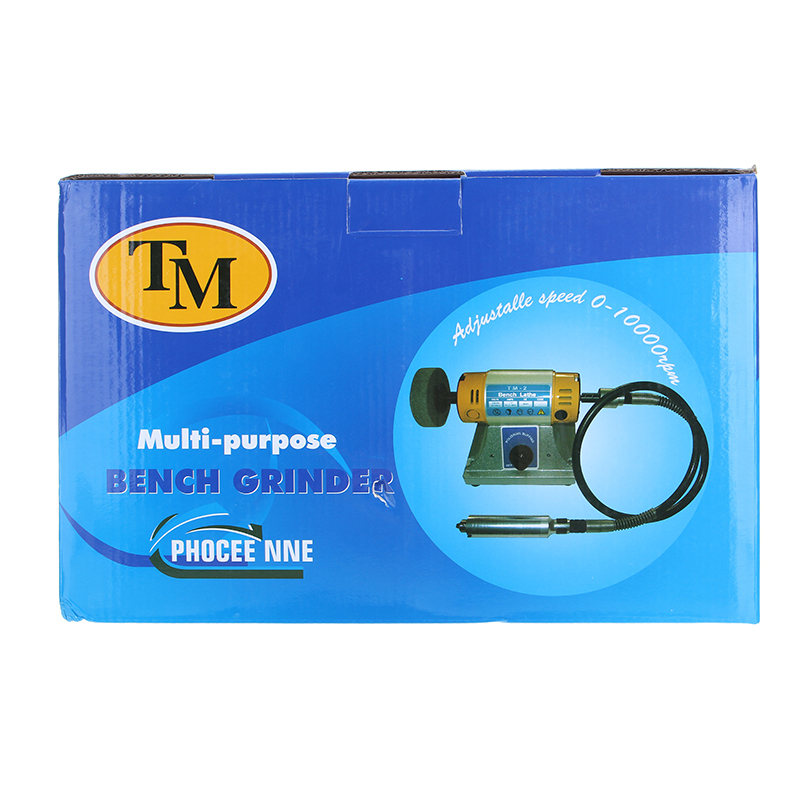 TM® 220V Adjustable Speed Mini Polishing Machine For Dental Jewelry Motor Lathe Bench Grinder Kit 21