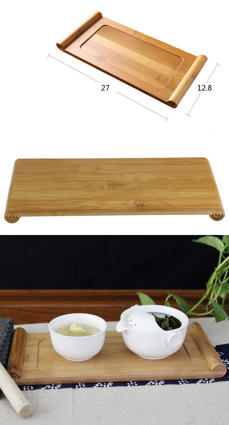 Bamboo Tea Tray Personal Tea Tray Kungfu Tea Accessaries