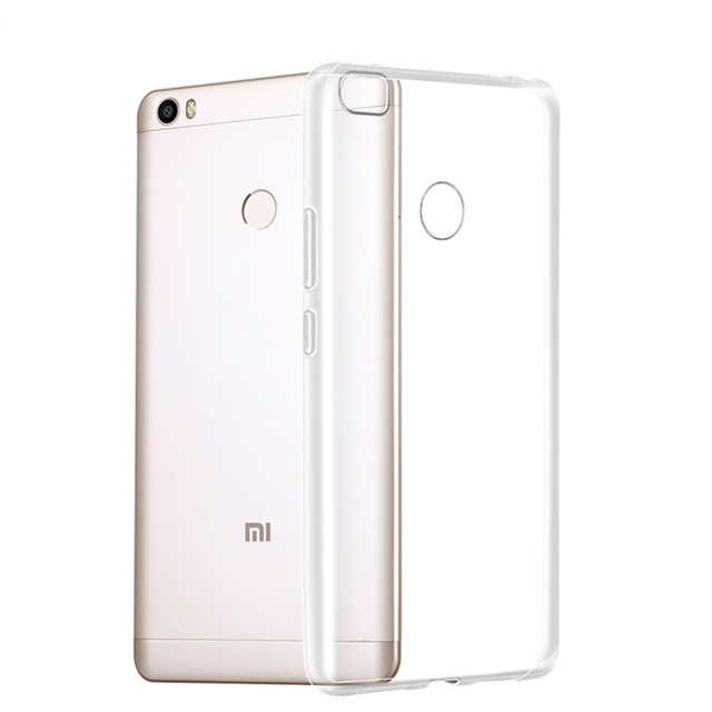 

Transparent Ultra-thin Soft TPU Back Case For Xiaomi Mi MAX 2