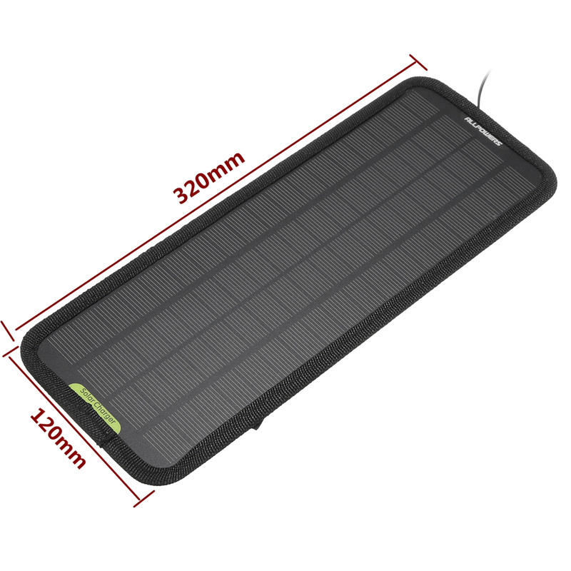 12V 4.5W Portable Car Solar Panel Battery Power Backup Charger for Car Boat 10