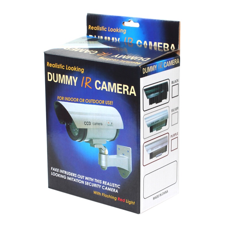 CA-11-05 2-in-1 Power Supply 30pcs IR LED Light Outdoor Fake CCTV Dummy Simulational Camera 13