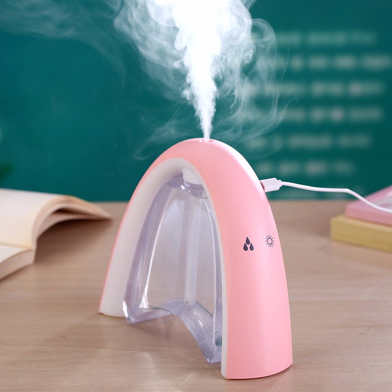 Mini Gift USB Humidifier With Message Board LED Light Ultrasonic DC5V 400ml Air Atomizer 126