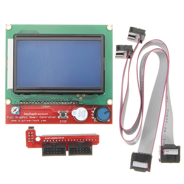 Intelligent Digital LCD 12864 Display 3D Printer Controller For RAMPS 1.4 Reprap 8