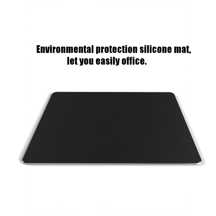 Metal Aluminum Alloy Slim 220x180x2 mm Mouse Pad With Non-slip Rubber Base 10