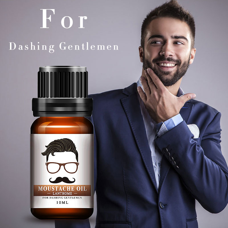 10ml Natural Beard Growing Oil Mustache Nourishment Nursing Moisturizing Conditioner