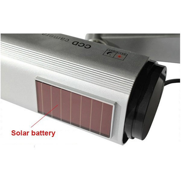 Solar Powered Fake Camera Outoodr Dummy Bullet CCTV Security Surveillance Camera Blinking IR LED 9
