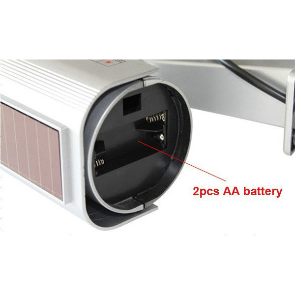 Solar Powered Fake Camera Outoodr Dummy Bullet CCTV Security Surveillance Camera Blinking IR LED 15