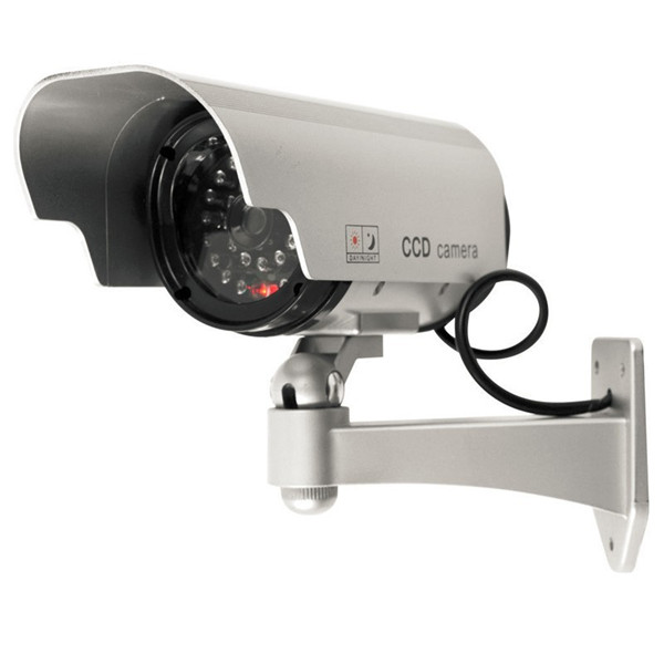 Solar Powered Fake Camera Outoodr Dummy Bullet CCTV Security Surveillance Camera Blinking IR LED 12