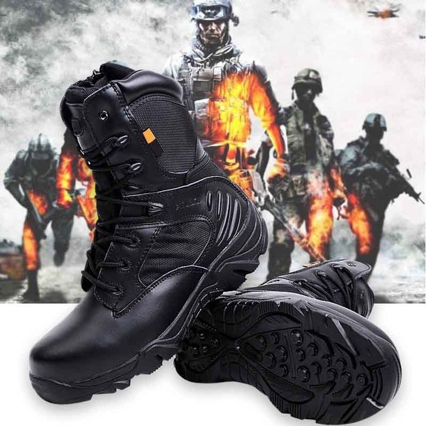 Army Men Commando Combat Desert Outdoor Hiking Boots Landing Tactical Military Shoes 13