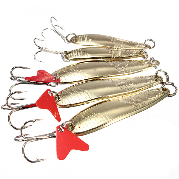 Hard Lure Iron Copper Metal Sequins Bait Lure Bass Spoon Treble Hook - –  ghilliesuitshop